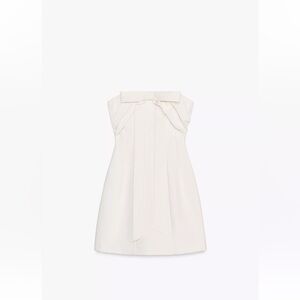 Zara Bow Bustier Dress